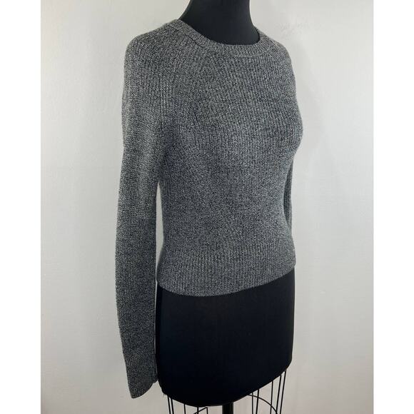 Banana Republic Heritage Collection Gray Marled Knit Long Sleeve Sweater S Small - Picture 2 of 8